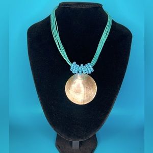 Necklace with medallion